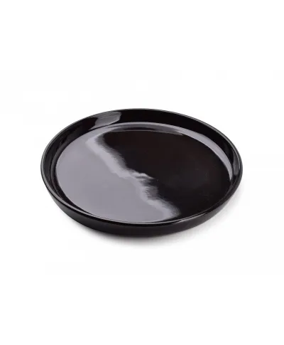 Talerz deserowy - Porcelanowy - Czarny Nadine - 18,5cm