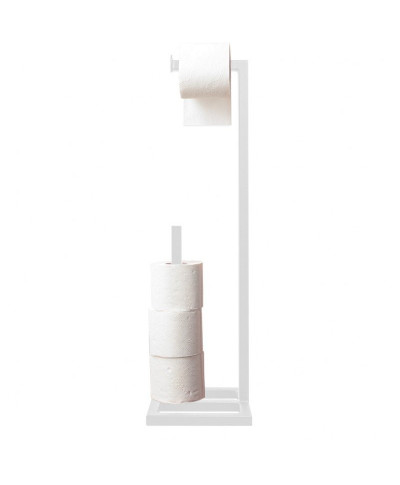 Stojak na papier toaletowy z zapasem - Metalowy - Spica Plus - LOFT 70cm