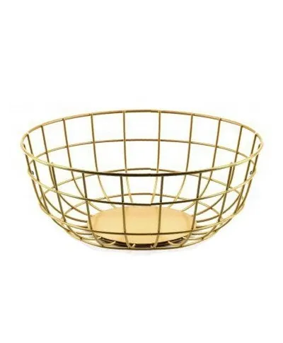 Miska dekoracyjna - Złota - Metalowa M
