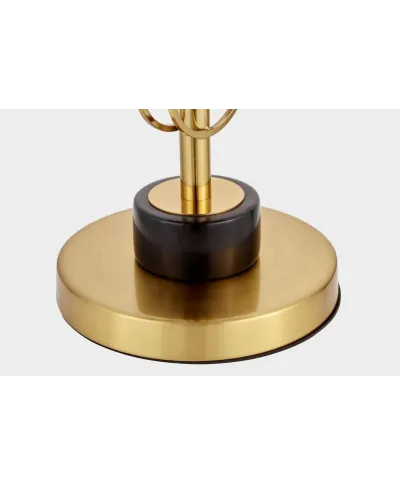 Lampka nocna - Biało mosiężna - Lampa Azzaria