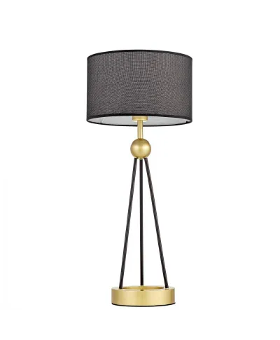 Lampka nocna - Lampa Czarno Złota - Belforte