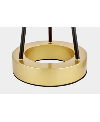 Lampka nocna - Lampa Czarno Złota - Belforte