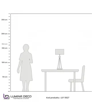 Lampka nocna - Lampa Czarno Złota - Belforte