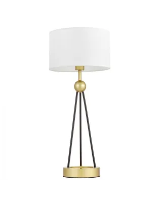 Lampka nocna - Biało złota - Nowoczesna Lampa Belforte