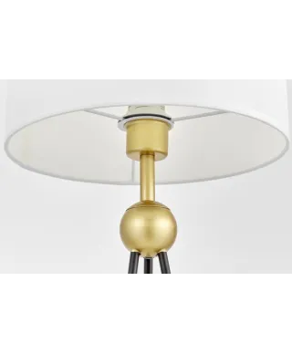 Lampka nocna - Biało złota - Nowoczesna Lampa Belforte