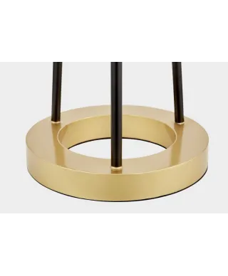 Lampa Podłogowa - Stojąca - Czarno Złota Belfore