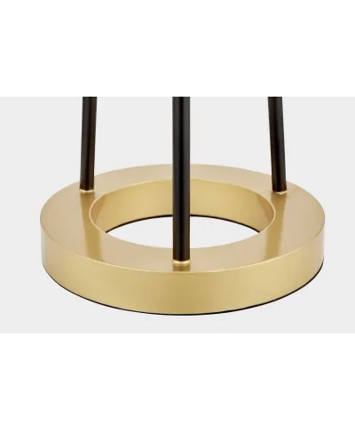 Lampa Podłogowa - Stojąca - Biało Złota Belfore