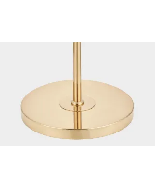 Lampa Podłogowa - Stojąca - Czarno Mosiężna Azzaria