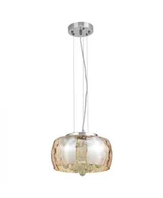 Lampa wisząca - Nowoczesna Bursztynowa - Rubina D30