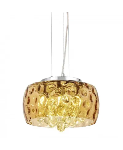 Lampa wisząca - Nowoczesna Bursztynowa - Rubina D30