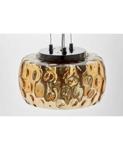 Lampa wisząca - Nowoczesna Bursztynowa - Rubina D30