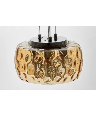 Lampa wisząca - Nowoczesna Bursztynowa - Rubina D30