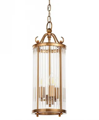 Lampa wisząca - Mosiężna Loft Boston W3