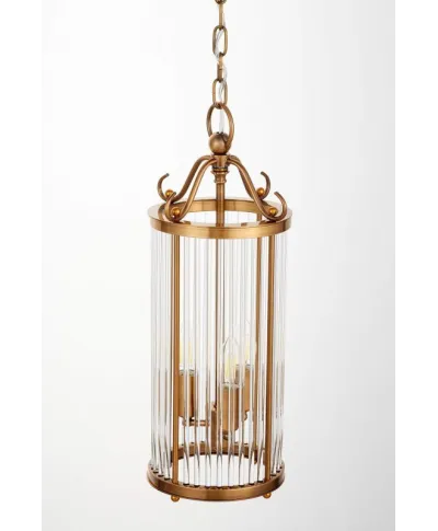 Lampa wisząca - Mosiężna Loft Boston W3