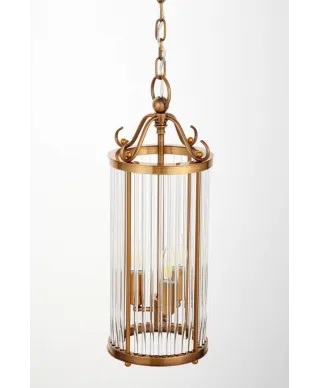 Lampa wisząca - Mosiężna Loft Boston W3