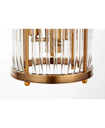 Lampa wisząca - Mosiężna Loft Boston W3