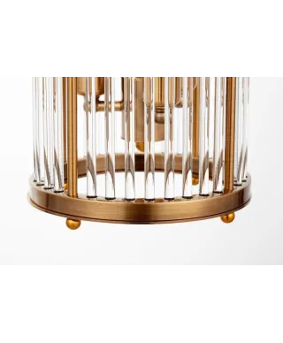 Lampa wisząca - Mosiężna Loft Boston W3