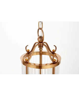 Lampa wisząca - Mosiężna Loft Boston W3