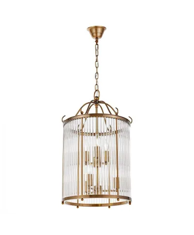 Lampa wisząca - Mosiężna Loft Boston W6