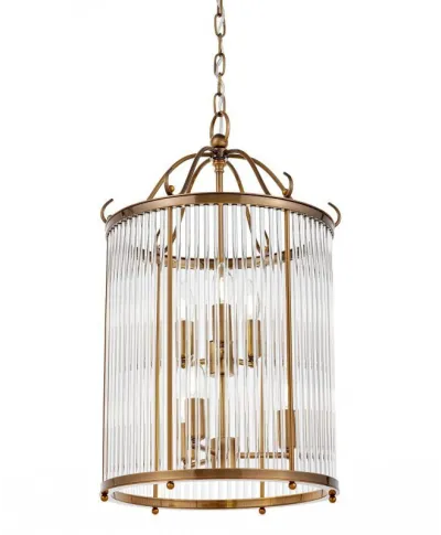 Lampa wisząca - Mosiężna Loft Boston W6