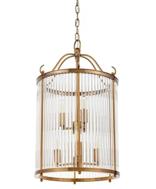 Lampa wisząca - Mosiężna Loft Boston W6