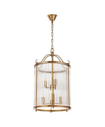 Lampa wisząca - Mosiężna Loft Boston W6