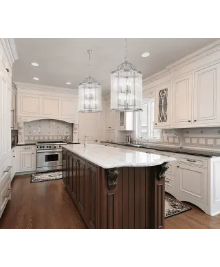 Lampa wisząca - Chromowana Loft Boston W6