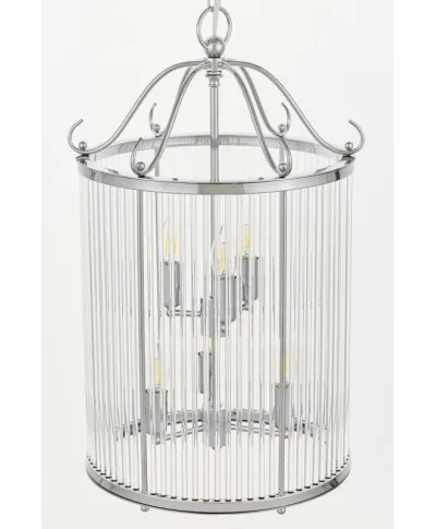 Lampa wisząca - Chromowana Loft Boston W6