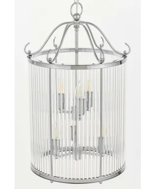 Lampa wisząca - Chromowana Loft Boston W6