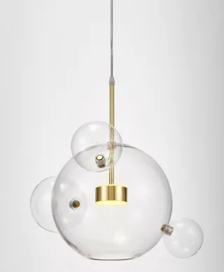 Lampa wisząca - Złota Neroni W4