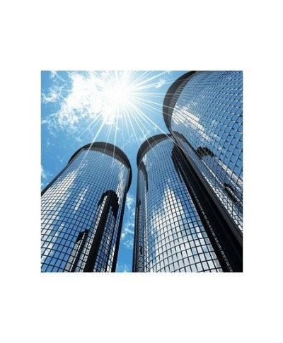 High modern skyscrapers - reprodukcja