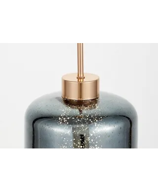 Lampa wisząca nowoczesna - Szaro złota Alacosmo W1