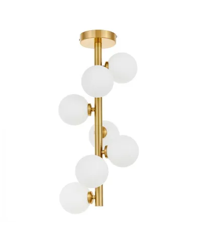 Lampa wisząca sufitowa - Mosiężna Petrica W7