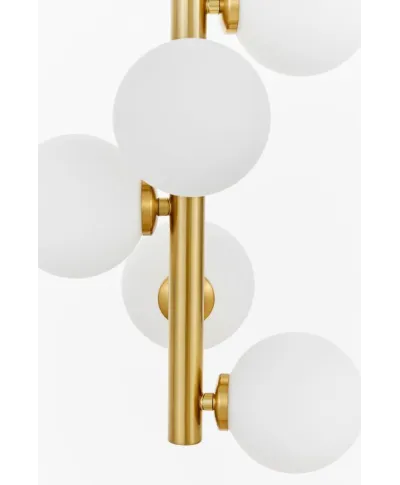 Lampa wisząca sufitowa - Mosiężna Petrica W7