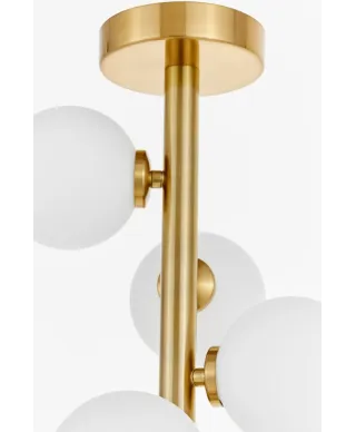 Lampa wisząca sufitowa - Mosiężna Petrica W7