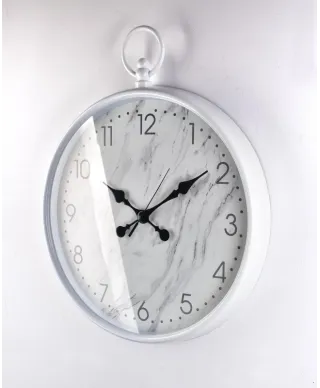 Zegar ścienny okrągły - Biały 48cm