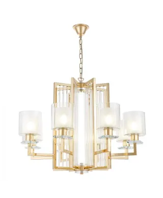 Lampa wisząca - Żyrandol Złoty Manhattan W8