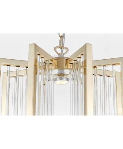 Lampa wisząca - Żyrandol Złoty Manhattan W8