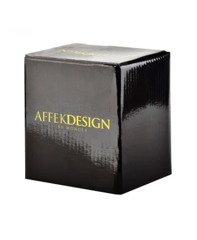 Kubek porcelanowy - czarny Diament - 280ml