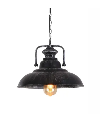 Lampa wisząca - Stare srebro - industrialna Loft Bardi