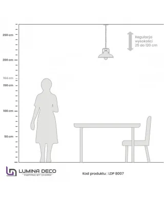 Lampa wisząca - Stare srebro - industrialna Loft Bardi
