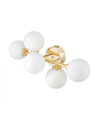 Lampa ścienna - Nowoczesny kinkiet Złoty - Marsiada W5