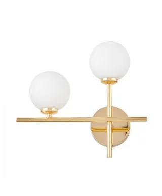 Lampa ścienna - Kinkiet Złoty - Marsiada Neo