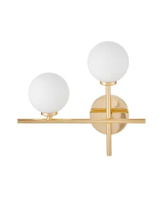 Lampa ścienna - Kinkiet Złoty - Marsiada Neo