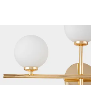 Lampa ścienna - Kinkiet Złoty - Marsiada Neo