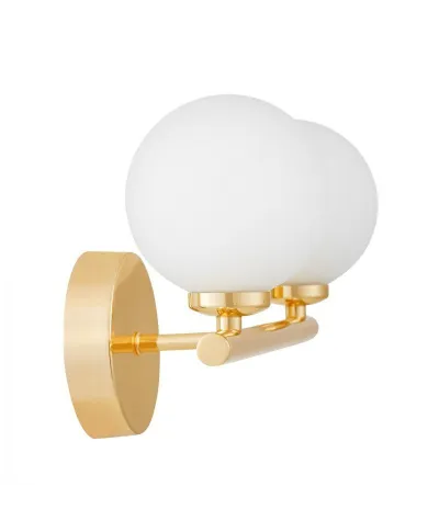 Lampa ścienna - Kinkiet złoty Marsiada W2
