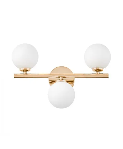 Lampa ścienna - Nowoczesny Kinkiet Złoty - Marsiada W3