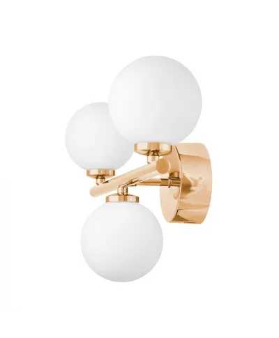 Lampa ścienna - Nowoczesny Kinkiet Złoty - Marsiada W3