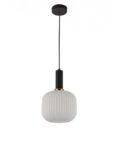 Lampa wisząca - Biało Czarna Loft Gato