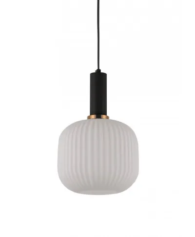 Lampa wisząca - Biało Czarna Loft Gato